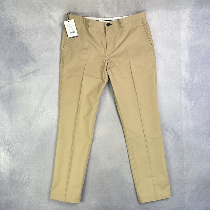 Paul Smith Men'S Mid Fit Chino. Size: 36, Made From: 98% Cotton 2% Elastane - Woven Piece Dyed 235Gm. Rrp: £