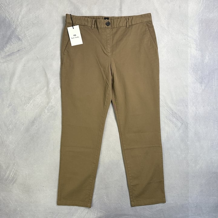 Paul Smith Women'S Trousers. Size: 44, Made From: 50% Org Ctn 48% Ctn 2% Ea. Rrp: £180