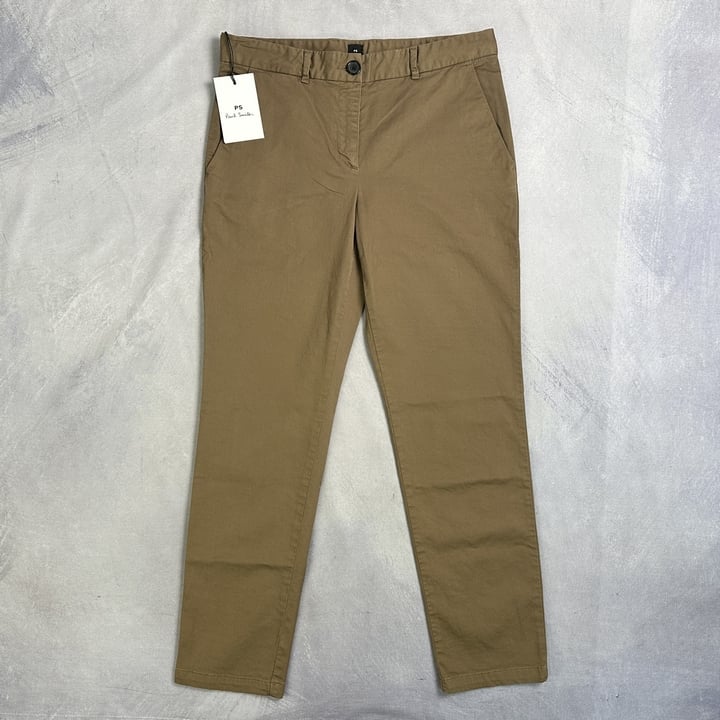 Paul Smith Women'S Trousers. Size: 40, Made From: 50% Org Ctn 48% Ctn 2% Ea. Rrp: £180