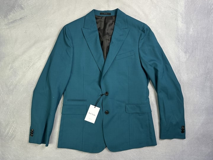 Paul Smith Gent'S Tailored Fit 2 Btn Jacket. Size: 40/50, Made From: 100 Wool. Rrp: £715