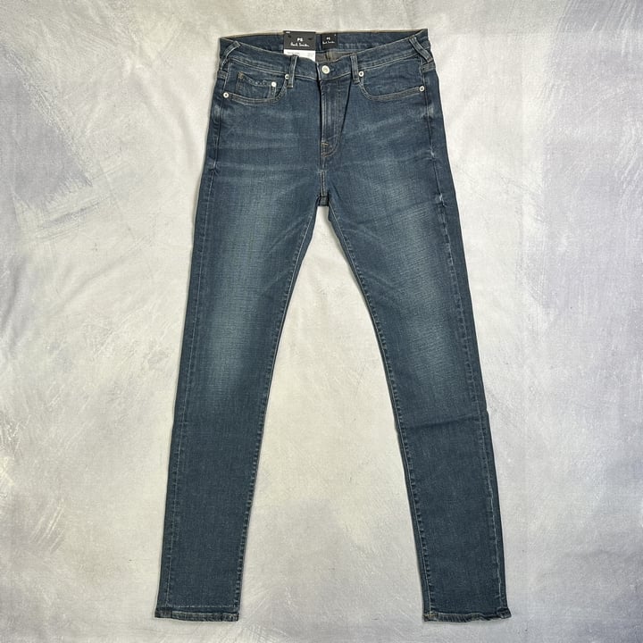 Paul Smith Men'S Slim Fit Jean. Size: 32, Made From: 95% Cotton 3% Polyester 2% Elastane. Rrp: £125