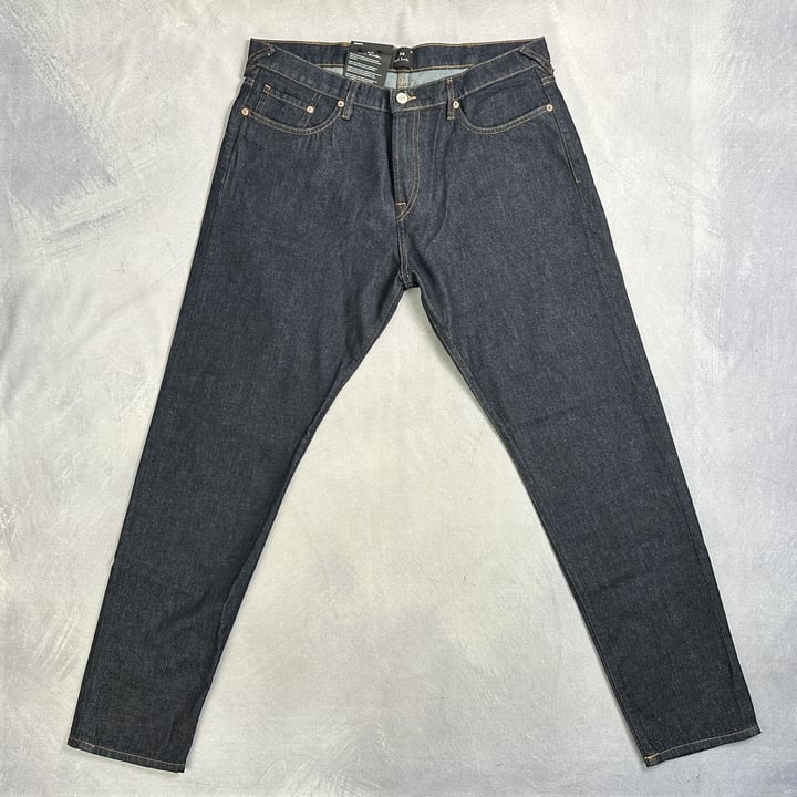 Paul Smith Men'S Tapered  Fit Jean. Size: 36, Made From: 100% Organic Cotton. Rrp: £140