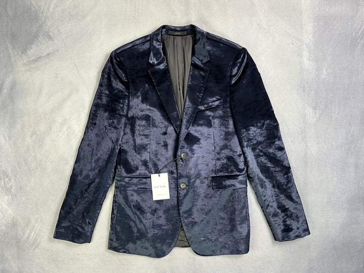 Paul Smith Gent'S Slim Fit 2 Btn Jacket. Size: 38/48, Made From: 57 Cotton 42 Visccose 1 Elastane. Rrp: £670