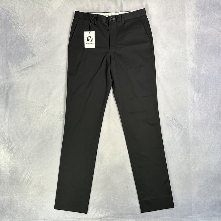 Paul Smith Men'S Mid Fit Chino. Size: 30, Made From: 98% Cotton 2% Elastane - Woven Piece Dyed 315Gm. Rrp: £