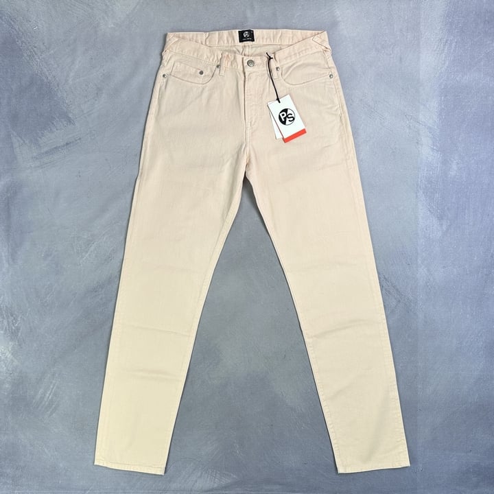 Paul Smith Men'S Tapered Fit Jean. Size: 30, Made From: 100% Cotton - Woven Pfd / Gmt Dye  9Oz. Rrp: £100