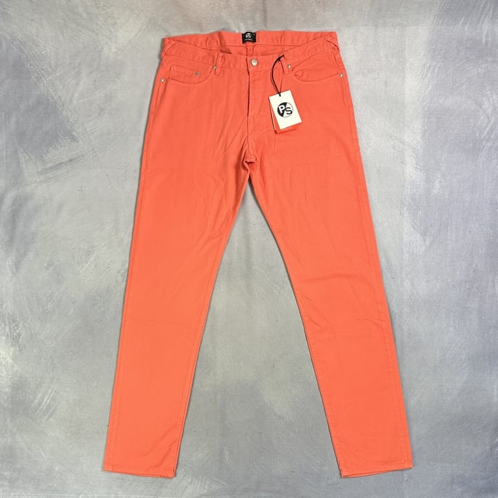 Paul Smith Men'S Tapered Fit Jean. Size: 34, Made From: 100% Cotton - Woven Pfd / Gmt Dye  9Oz. Rrp: £