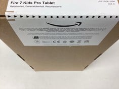 FIRE 7 KIDS PRO TABLET 16GB TABLET WITH WIFI (ORIGINAL RRP - €99,99) IN MISC. (WITH SEALED BOX) (SEALED UNIT). [JPTZ7761]