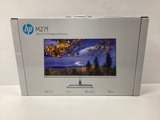 HP M27F FHD MONITOR (ORIGINAL RRP - €149,00) BLANK (WITH BOX, DAMAGED AND BROKEN SCREEN) [JPTZ7522]