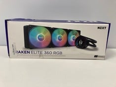 NZXT KRAKEN ELITE 360 RGB LIQUID COOLING (ORIGINAL RRP - €309.95) IN BLACK (WITH BOX) [JPTZ7756]