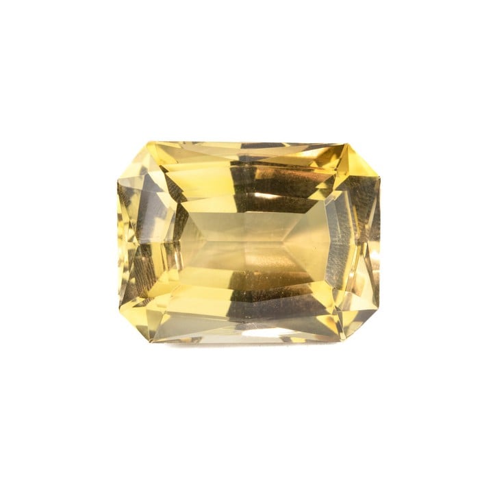 50.61ct Citrine Faceted Octagon-cut Single Gemstone, 26x20mm