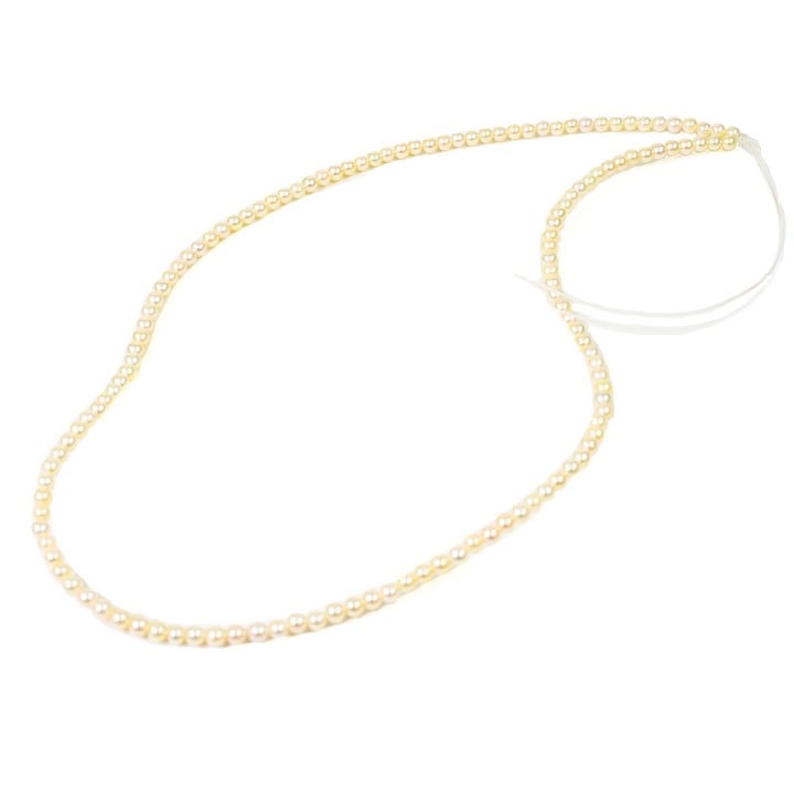 Japanese Cultured Pearl 3.5mm Round-cut Necklace, 40cm, 6.7g