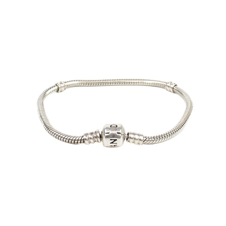 Pandora Silver Charm Bracelet, 18cm, 13.7g (VAT Only Payable on Buyers Premium)