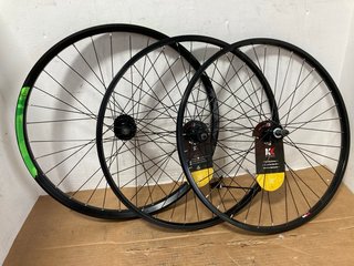 3 X ASSORTED BIKE WHEELS TO INCLUDE KX WHEELS 26" WHEEL: LOCATION - B1