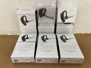 6 X VOYAGER LEGEND BLUETOOTH HANDS FREE HEADSETS: LOCATION - B1