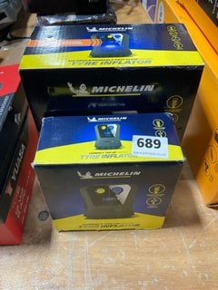 MICHELIN 12V PROGRAMMABLE FAST FLOW DIGITAL TYRE INFLATOR TO INCLUDE MICHELIN COMPACT TOP UP DIGITAL TYRE INFLATOR: LOCATION - B1