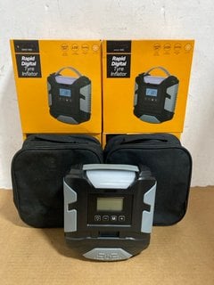 7 X RAPID DIGITAL TYRE INFLATORS: LOCATION - B1