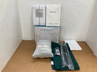 QTY OF ASSORTED BEDDING ITEMS TO INCLUDE NEAMG HEATING BLANKET: LOCATION - B2