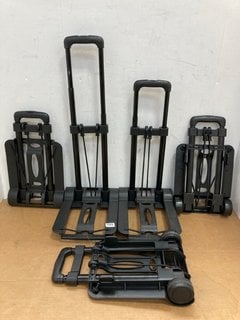 5 X LIGHTWEIGHT FOLDABLE TROLLEYS: LOCATION - B2