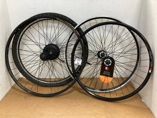 4 X ASSORTED CYCLE WHEELS TO INCLUDE KX WHEELS 27.5" BIKE WHEEL: LOCATION - B2