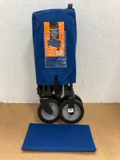 HEAVY DUTY FOLDING TROLLEY IN BLUE: LOCATION - B2