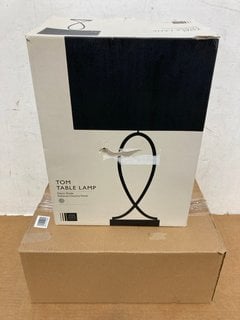 QTY OF ASSORTED LIGHTING ITEMS TO INCLUDE JOHN LEWIS & PARTNERS TOM TABLE LAMP: LOCATION - BR9