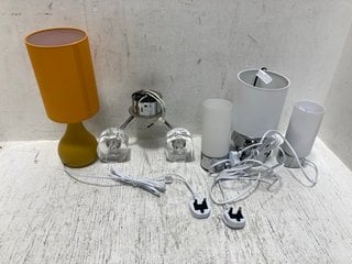 QTY OF ASSORTED LIGHTING ITEMS TO INCLUDE JOHN LEWIS & PARTNERS LUCY TABLE LAMP: LOCATION - BR15