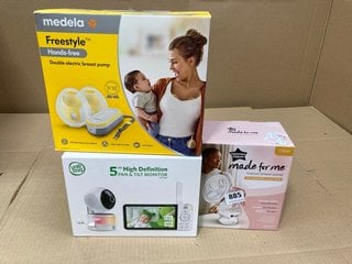 QTY OF ASSORTED BABY ITEMS TO INCLUDE TOMMEE TIPPEE MADE FOR EM MANUAL BREAST PUMP: LOCATION - BR17