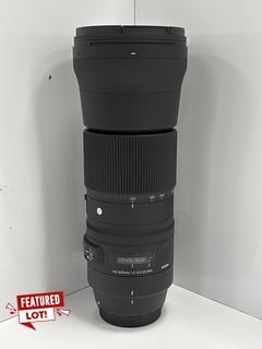 SIGMA 150-600MM F5-6.3 CONTEMPORARY DG OS HSM LENS FOR CANON EF DSLR LENS (ORIGINAL RRP - £899) IN BLACK (WITH BOX, CASE & LENS CAPS) [JPTM127319] THIS PRODUCT IS FULLY FUNCTIONAL AND IS PART OF OUR