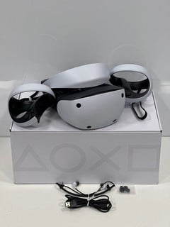 SONY PLAYSTATION 5 VR2 HEADSET GAMES CONSOLE ACCESSORIES IN WHITE: MODEL NO CFI-ZVR1 (WITH BOX AND ACCESSORIES) [JPTM127316] THIS PRODUCT IS FULLY FUNCTIONAL AND IS PART OF OUR PREMIUM TECH AND ELECT