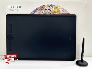 WACOM INTUOS PRO L DRAWING TABLET IN BLACK: MODEL NO PTH-860 (WITH BOX, WITH WACOM PRO PEN 2. MINOR COSMETIC IMPERFECTIONS) [JPTM127004] THIS PRODUCT IS FULLY FUNCTIONAL AND IS PART OF OUR PREMIUM TE