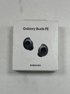 SAMSUNG GALAXY BUDS FE EARBUDS IN GRAPHITE: MODEL NO SM-R400N (WITH BOX & ALL ACCESSORIES) [JPTM127262] (SEALED UNIT) THIS PRODUCT IS FULLY FUNCTIONAL AND IS PART OF OUR PREMIUM TECH AND ELECTRONICS