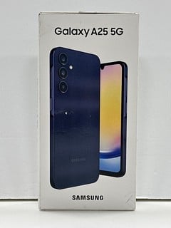 SAMSUNG GALAXY A25 5G 128 GB SMARTPHONE IN BLUE BLACK: MODEL NO SM-A256B/DSN (WITH BOX & ALL ACCESSORIES) NETWORK UNLOCKED [JPTM127137] THIS PRODUCT IS FULLY FUNCTIONAL AND IS PART OF OUR PREMIUM TEC