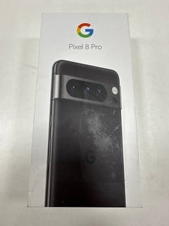 GOOGLE PIXEL 8 PRO 256GB SMARTPHONE IN OBSIDIAN: MODEL NO GA04890-GB (WITH BOX & ALL ACCESSORIES) [JPTM127208] (SEALED UNIT) THIS PRODUCT IS FULLY FUNCTIONAL AND IS PART OF OUR PREMIUM TECH AND ELECT