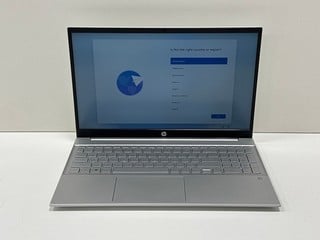 HP PAVILION 512 GB LAPTOP IN SILVER: MODEL NO 15-EH1028NA (WITH MAINS POWER CABLE, MINOR COSMETIC IMPERFECTIONS) AMD RYZEN 7 5700U @ 1.80GHZ, 16 GB RAM, 15.6" SCREEN, AMD RADEON GRAPHICS [JPTM127287]