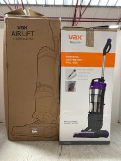 VAC MACH AIR UPRIGHT VACUUM CLEANER TO INCLUDE VAX AIR LIFT STEERABLE PET UPRIGHT VACUUM CLEANER: LOCATION - H7