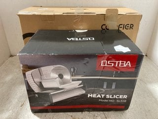 COMFIER BACK MASSAGER WITH HEAT MODEL: CF-3603U(UK) - RRP - £99.99 TO INCLUDE ASTRA MEAT SLICER MODEL: SL518: LOCATION - H7