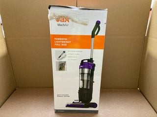 VAX MACH AIR UPRIGHT VACUUM CLEANER MODEL: UCA1GEV1 - RRP - £!20: LOCATION - H5