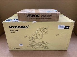 2 X ASSORTED ITEMS TO INCLUDE HYCHIKA MITER SAW MODEL: MS210: LOCATION - H5