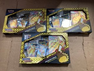 3 X POKÉMON CROWN ZENITH TRADING CARD GAME PACKS: LOCATION - H0