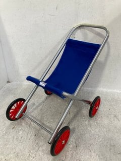 LARGE BLUE PUSHCHAIR: LOCATION - G13