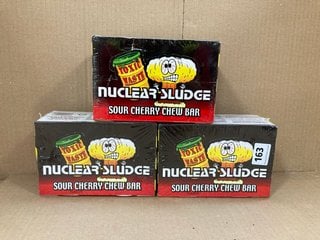 3 X PACKS OF NUCLEAR SLUDGE SOUR CHERRY CHEW BARS BB: 04/26: LOCATION - E7