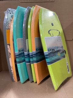 QTY OF TWF BODYBOARDS IN VARIOUS COLOURS: LOCATION - E16