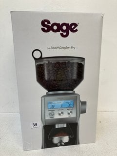 SAGE THE SMART GRINDER PRO IN STAINLESS STEEL - RRP - £179: LOCATION - E1