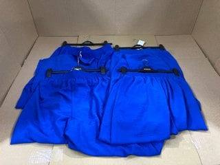 4 X KLASS WOMENS HIGH WAIST LOOSE FIT TROUSERS IN ROYAL BLUE IN VARIOUS SIZES: LOCATION - E18