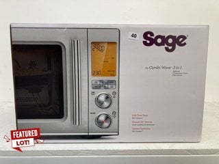 SAGE 3 IN 1 THE COMBI WAVE AIR FRYER , CONVECTION OVEN AND MICROWAVE - RRP - £400: LOCATION - E1