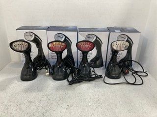 4 X HANDHELD GARMENT STEAMERS: LOCATION - F7