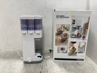 CUISINART SOFT SERVE ICE CREAM MAKER - RRP - £200: LOCATION - F6