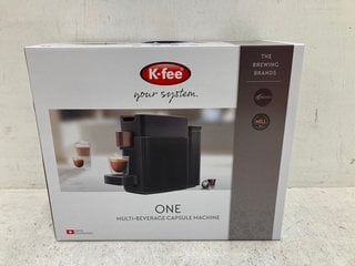 K - FEE359 COMPACT COFFEE MACHINE IN BLACK COPPER - RRP - £108: LOCATION - E2