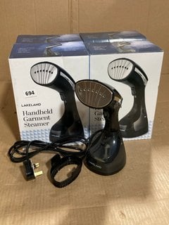 4 X HANDHELD GARMENT STEAMERS: LOCATION - G1