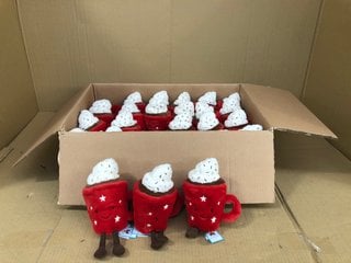 BOX OF JELLY CAT AMUSEABLE HOT CHOCOLATE PLUSHIES: LOCATION - H11